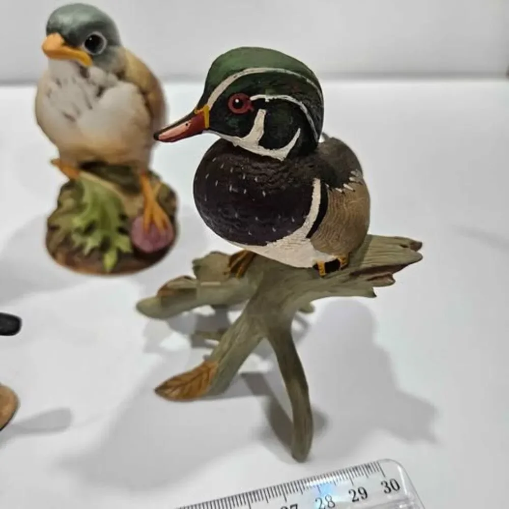 Set of 4 Bird Figurines